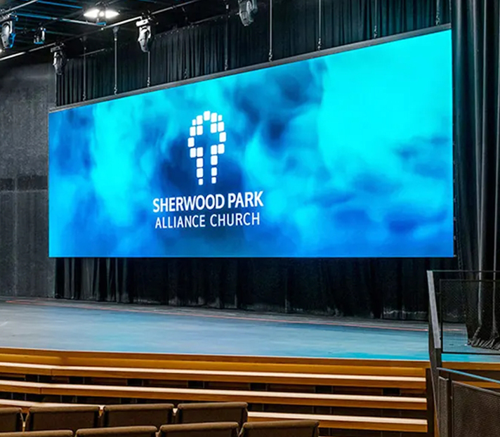 실내 P1.2 고정 LED 디스플레이