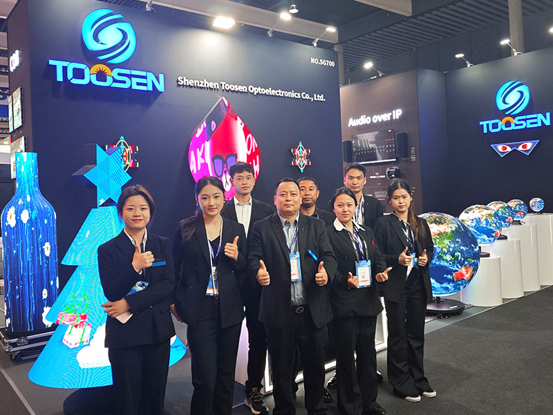 TOOSEN Redefines Visual Innovation at ISE 2025 Barcelona with Diverse Special-Shaped LED Displays