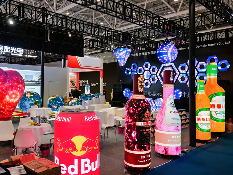 Can-Shaped LED Display with Cooling System